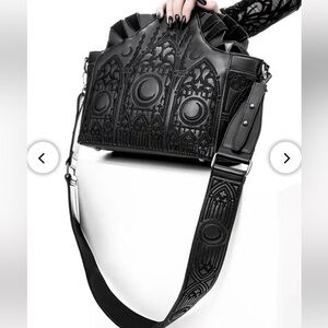 Restyle Black Dark Altar Shoulder Bag New
